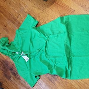 Dress, hooded with front